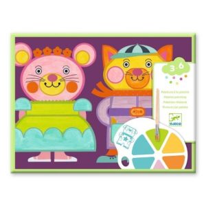 Pintura con paleta Los mofletudos  (min. 2