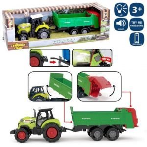 TRACTOR REMOLQUE LUZ Y SONIDO 27 X 6 X 6 CM FUNCIÓ